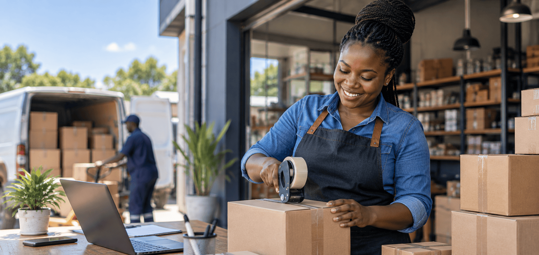 Kenyan small business owner